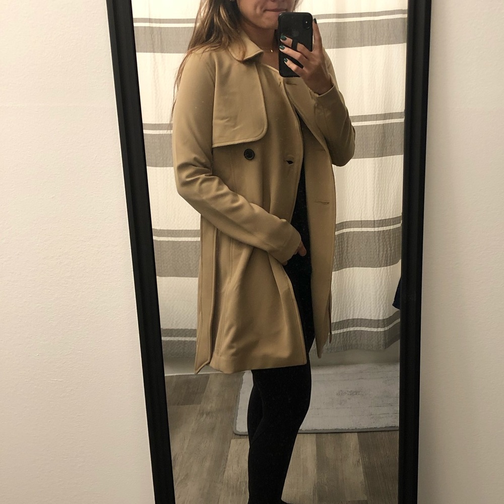 NEVER WORN  Abercrombie Drapey Trench Coat - Picture 4 of 6